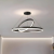 Lustra LED Suspendata PAGANO 31W, 2 Cercuri, Lumina Rece/Calda/Neutra, Dimabila, Negru, Inaltime Reglabila ModernLight Concept