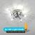 Candelabru Cristal RONDO Vivace, 6x G9, Diametru 49cm, Argintiu Lucios ModernLight Concept