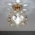 Lustra Vera, 1*E27, Auriu, Metal si Cristal ModernLight Concept