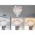 Candelabru LED Alberico Rotund, 20W, Lumina Rece/Calda/Neutra, Cristal, Crom Lucios ModernLight Concept