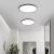 Plafoniera LED SOLIS 37cm 33W Lumina Neutra Negru ModernLight Concept