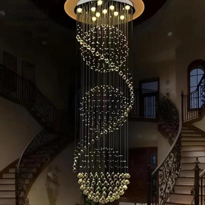 Candelabru Cristal LED 70W Bellini Auriu 50cm ModernLight Concept