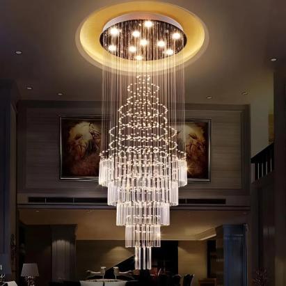 Candelabru Cristal LED 80W Marino Auriu 60cm ModernLight Concept