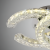 Lustra LED cu telecomanda si cristal SHIA 27W, 2 Cercuri, lumina Rece/Calda/Neutra, Dimabila, Crom Lucios ModernLight Concept