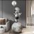 Lampadar LED Astronaut din Rasina Argintiu ModernLight Concept