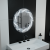 Oglinda LED Rotunda 60cm, Flusso Touch, Sistem Dezaburire, Dimabila ModernLight Concept