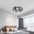 Candelabru Modern, REQUIEM Largo, 6xG9, Diametru 60cm, Negru, Inaltime Reglabila ModernLight Concept