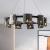 Candelabru Modern, REQUIEM Largo, 8xG9, Diametru 80cm, Negru, Inaltime Reglabila ModernLight Concept