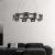 Candelabru Modern, REQUIEM Largo, 8xG9, Diametru 80cm, Negru, Inaltime Reglabila ModernLight Concept
