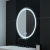 Oglinda LED Rotunda, 60cm, Sfera Touch, Sistem Dezaburire, Dimabila ModernLight Concept