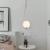 Lustra LOFT Haven, 1x E27, Alb Auriu, Metal, Inaltime Reglabila ModernLight Concept