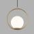 Lustra LOFT Terrace, 1x E27, Alb Auriu, Metal, Inaltime Reglabila ModernLight Concept