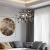 Candelabru Modern, CAPRICIO Allegro, 2xE14, Diametru 40cm, Crom Lucios, Inaltime Reglabila ModernLight Concept