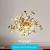 Candelabru Modern, CAPRICIO Allegro, 2xE14, Diametru 40cm, Auriu, Inaltime Reglabila ModernLight Concept