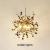 Candelabru Modern, CAPRICIO Allegro, 2xE14, Diametru 40cm, Auriu, Inaltime Reglabila ModernLight Concept