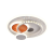 Lustra LED cu cristal HELIOX, 45W, 4 Cercuri, lumina Rece/Calda/Neutra, Alb ModernLight Concept