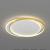Lustra LED cu telecomanda SOLARA 60W, 2 Cercuri, lumina Rece/Calda/Neutra, Dimabila, Auriu Alb ModernLight Concept