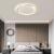Lustra LED cu telecomanda SOLARA 60W, 2 Cercuri, lumina Rece/Calda/Neutra, Dimabila, Auriu Alb ModernLight Concept