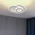Lustra LED KOMPACTO 34W, 3 Cercuri, lumina Rece/Calda/Neutra, Alb ModernLight Concept