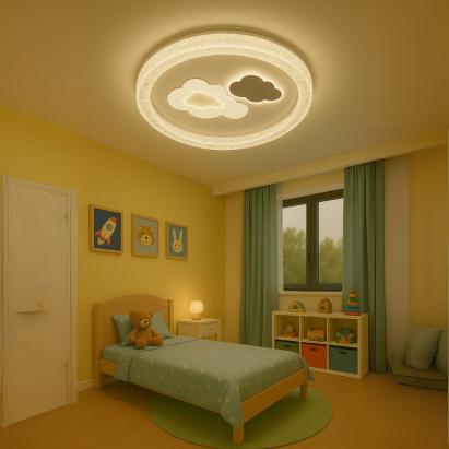Lustra LED SKYForma Starry, 64W, lumina Rece/Calda/Neutra, Negru ModernLight Concept