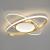 Lustra LED cu telecomanda VARIO 110W, Oval , lumina Rece/Calda/Neutra, Dimabila, Auriu ModernLight Concept