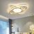 Lustra LED cu telecomanda VARIO 110W, Oval , lumina Rece/Calda/Neutra, Dimabila, Auriu ModernLight Concept