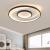Lustra LED cu telecomanda FIGURATO, 120W, 3 Cercuri, lumina Rece/Calda/Neutra, Dimabila, Negru ModernLight Concept