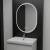 Oglinda LED Ovala, 60x80cm, Velara Touch, Sistem Dezaburire, Dimabila ModernLight Concept