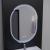 Oglinda LED Ovala, 60x80cm, Velara Touch, Sistem Dezaburire, Dimabila ModernLight Concept
