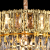 Candelabru Cristal BELVEDERE Nobile 5xE14, Diametru 40cm, Auriu Lucios, Inaltime Reglabila ModernLight Concept