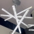 Lustra LED suspendata cu telecomanda si cristal LIBORIA 64W, lumina Rece/Calda/Neutra, Dimabila, Crom Lucios ModernLight Concept