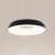 Lustra LED suspendata cu Telecomanda CHIARA, 74W, Lumina Rece/Calda/Neutra, Dimabila, Negru ModernLight Concept