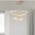 Candelabru Cristal, Kensington Magno, 62W, Auriu, 2 elemente, Inaltime reglabila, Lumina Calda/Rece/Neutra ModernLight Concept