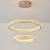Candelabru Cristal, Kensington Magno, 62W, Auriu, 2 elemente, Inaltime reglabila, Lumina Calda/Rece/Neutra ModernLight Concept