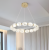 Lustra LED suspendata cu telecomanda FAUSTO II, 43W, lumina Rece/Calda/Neutra, Dimabila,Inaltime Reglabila, Auriu ModernLight Concept