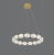 Lustra LED suspendata cu telecomanda FAUSTO II, 43W, lumina Rece/Calda/Neutra, Dimabila,Inaltime Reglabila, Auriu ModernLight Concept