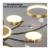 Lustra LED cu Telecomnda KARINA, 65W, 8 Elemente, Lumina Calda/Rece/Neutra, Dimabila, Auriu ModernLight Concept