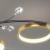 Lustra LED cu Telecomnda KARINA, 65W, 8 Elemente, Lumina Calda/Rece/Neutra, Dimabila, Auriu ModernLight Concept