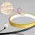 Lustra LED cu Telecomnda KARINA, 61W, 6 Elemente, Lumina Calda/Rece/Neutra, Dimabila, Auriu ModernLight Concept