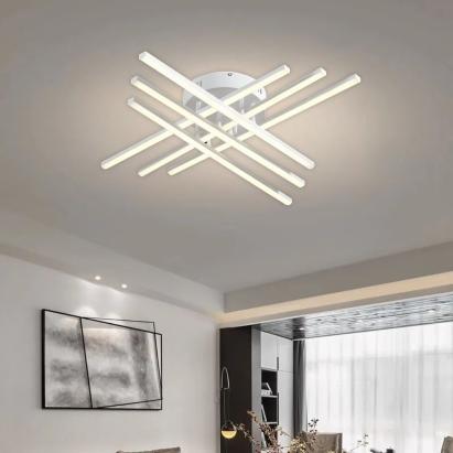 Lustra LED GIO, 63W, Lumina Rece/Clada/Neutra, Alb ModernLight Concept