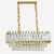 Candelabru Cristal VERSAILLES Regalis, Diametru 80cm, 10xE14, Alb, Inaltime reglabila ModernLight Concept