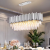 Candelabru Cristal BLOIS Regalis 10xE14, Diametru 80cm, Argintiu, Inaltime Reglabila ModernLight Concept