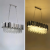 Candelabru Cristal BLOIS Regalis 10xE14, Diametru 80cm, Argintiu, Inaltime Reglabila ModernLight Concept
