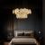 Candelabru Cristal Cadenza Largo, 33x E14, Diametru 76cm, Inaltime reglabila, Auriu ModernLight Concept