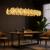 Candelabru Cristal Cadenza Allegro, 20x E14, Inaltime reglabila, Auriu ModernLight Concept