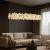 Candelabru Cristal Cadenza Allegro, 20x E14, Inaltime reglabila, Auriu ModernLight Concept