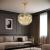 Candelabru Cristal FONTAINEBLEAU Eleganza, 9x E14, Diametru 45cm, Auriu, Inaltime Reglabila ModernLight Concept