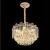Candelabru Cristal FONTAINEBLEAU Eleganza, 9x E14, Diametru 45cm, Auriu, Inaltime Reglabila ModernLight Concept