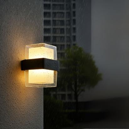Aplica LED Exterior AMIRA, 2 Surse de lumina, Lumina Calda, Negru ModernLight Concept
