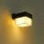 Aplica LED Exterior AMIRA, 1 Sursa de lumina, Lumina Calda, Negru ModernLight Concept